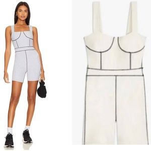 WeWoreWhat White Corset Bodysuit